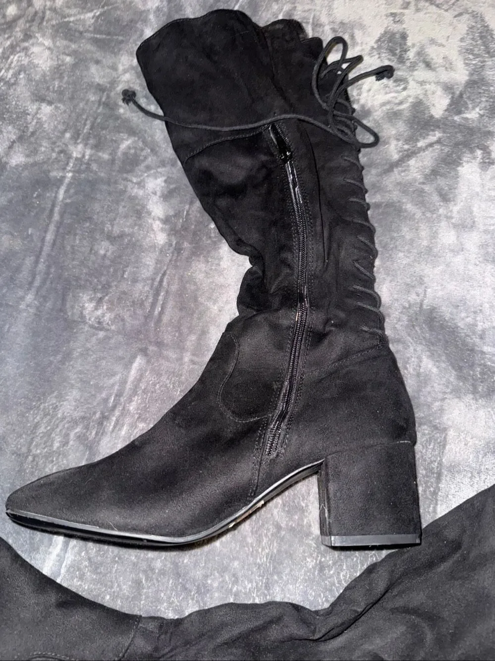Cato black knee high boots size 10